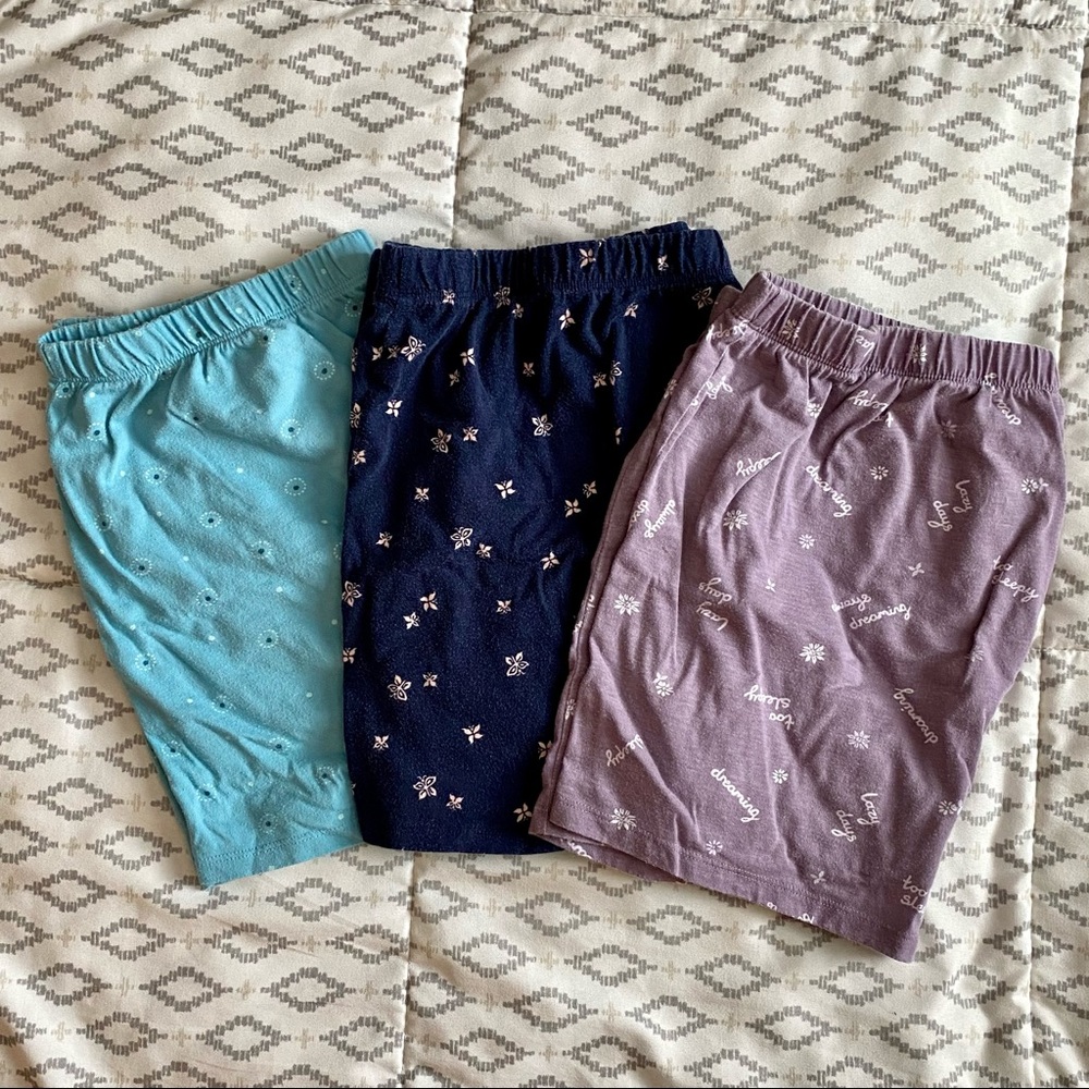 Three Pair Sonoma Sleep Shorts Large